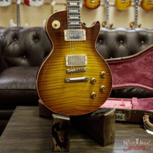 Gibson Custom Shop Historic 1959 Les Paul Light Aged Hand Selected Killer Top Brazilian Rosewood Board Royal Teaburst 8.75 LBS - Image 12