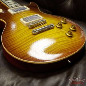 Gibson Custom Shop Historic 1959 Les Paul Light Aged Hand Selected Killer Top Brazilian Rosewood Board Royal Teaburst 8.75 LBS - Image 13