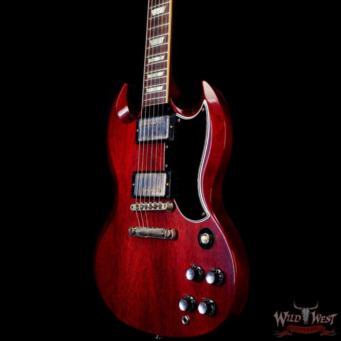 Gibson Custom Shop 1961 Les Paul SG Standard Reissue Stop Bar VOS Cherry Red - Image 2