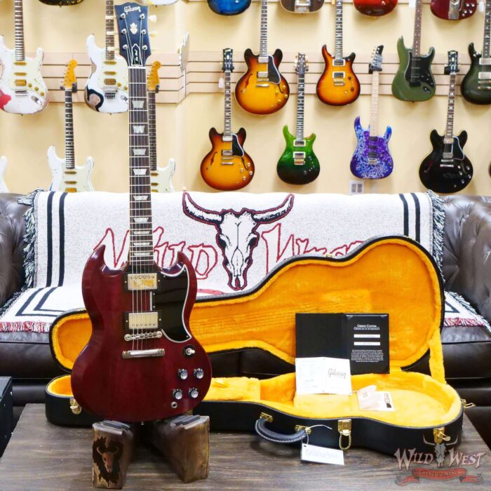 Gibson Custom Shop 1961 Les Paul SG Standard Reissue Stop Bar VOS Cherry Red - Image 6
