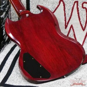 Gibson Custom Shop 1961 Les Paul SG Standard Reissue Stop Bar VOS Cherry Red - Image 11