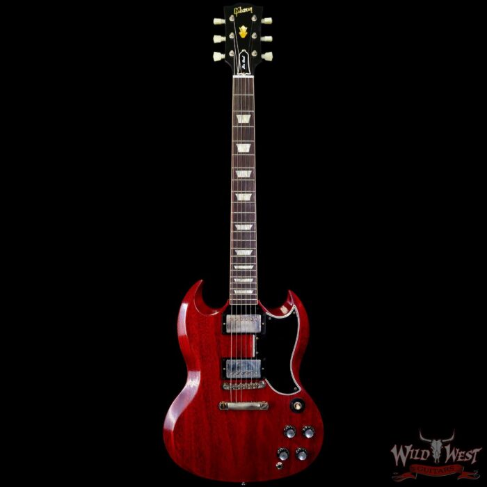 Gibson Custom Shop 1961 Les Paul SG Standard Reissue Stop Bar VOS Cherry Red 6.35 LBS - Image 3