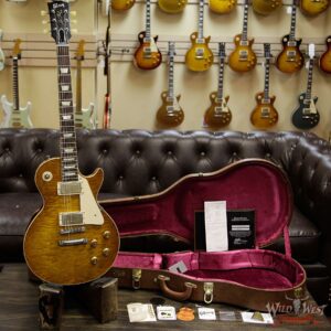 2014 Gibson Custom Shop R9 `59 Les Paul VOS Historic 1959 Reissue Honey Lemon - Image 11