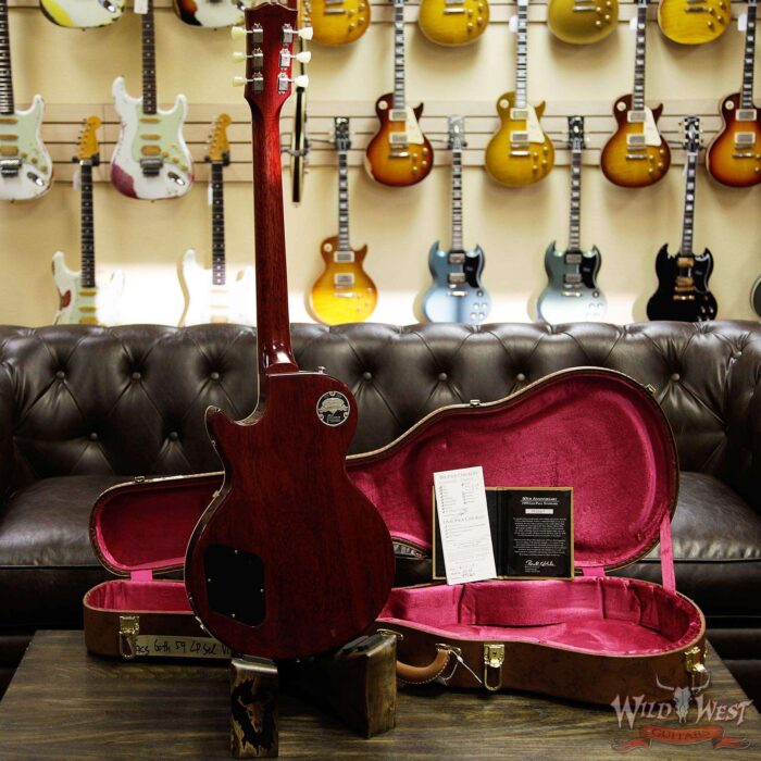 Gibson Custom Shop 60th Anniversary 1959 Les Paul Standard VOS Bolivian Rosewood Fretboard Kindred Burst 8.65 lbs - Image 15
