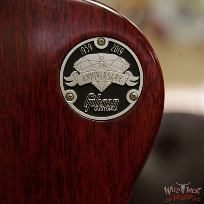 Gibson Custom Shop 60th Anniversary 1959 Les Paul Standard VOS Bolivian Rosewood Fretboard Kindred Burst 8.65 lbs - Image 17