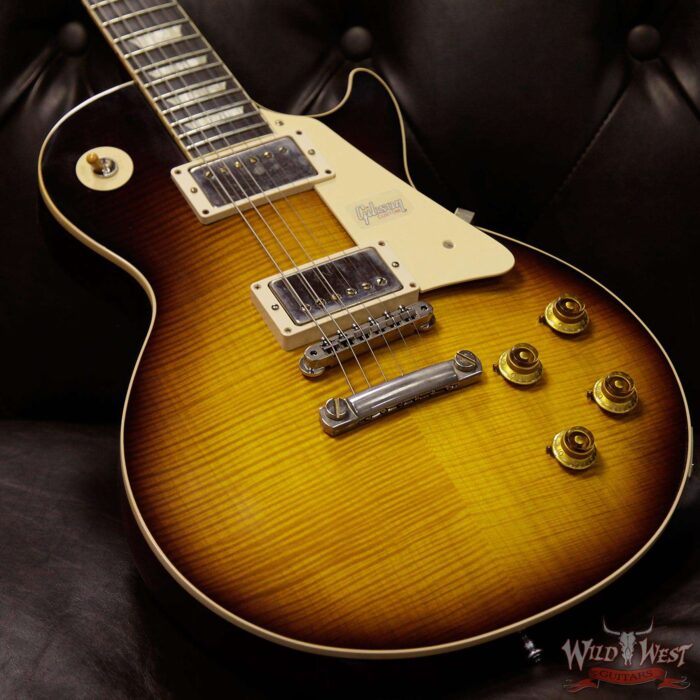 Gibson Custom Shop 60th Anniversary 1959 Les Paul Standard VOS Bolivian Rosewood Fretboard Kindred Burst 8.65 lbs - Image 13