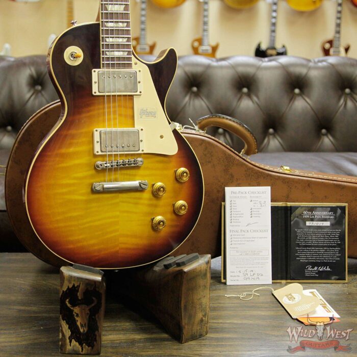 Gibson Custom Shop 60th Anniversary 1959 Les Paul Standard VOS Southern Fade 9.10 LBS - Image 12