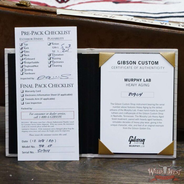 Gibson Custom Shop M2M 1958 Les Paul Standard ‘58 Reissue R8 Murphy Heavy Aged First Standard Color 7.95 LBS - Image 14