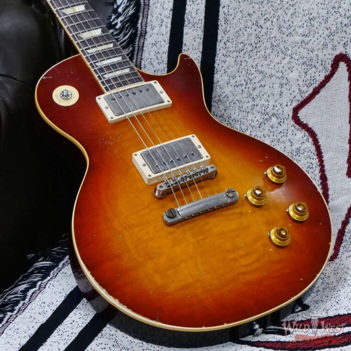Gibson Custom Shop M2M 1958 Les Paul Standard ‘58 Reissue R8 Murphy Heavy Aged First Standard Color 7.95 LBS - Image 8