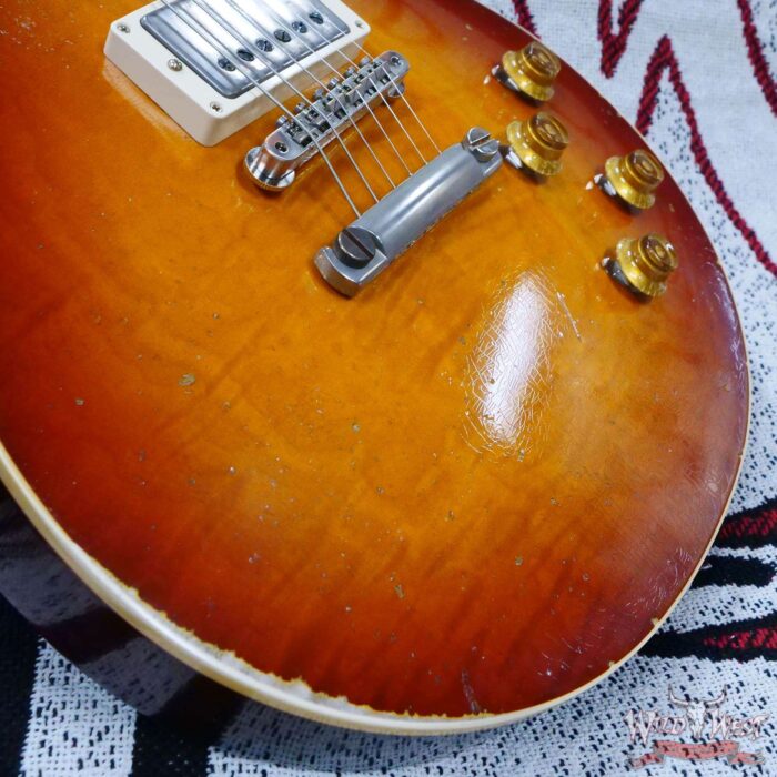 Gibson Custom Shop M2M 1958 Les Paul Standard ‘58 Reissue R8 Murphy Heavy Aged First Standard Color 7.95 LBS - Image 9