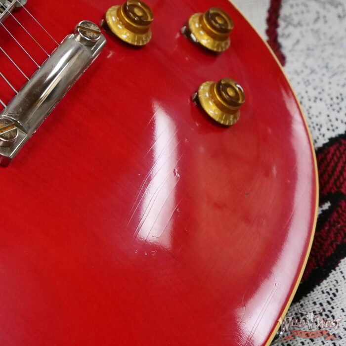 Gibson Custom Shop M2M 1958 Les Paul Standard Murphy Lab Light Aged Sweet Cherry Red 8.55 LBS - Image 9