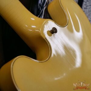 Gibson Custom Shop M2M 1959 ES-355 Reissue with Bigsby Murphy Lab Ultra Light Aged Heavy Antique White 8.80 LBS - Image 14