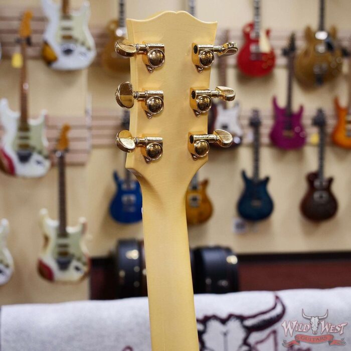 Gibson Custom Shop M2M 1959 ES-355 Reissue with Bigsby Murphy Lab Ultra Light Aged Heavy Antique White 8.80 LBS - Image 11