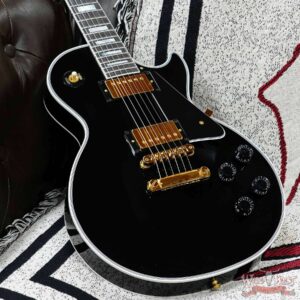 Gibson Custom Shop Les Paul Custom w/ Ebony Fingerboard Gloss Ebony 10.65 LBS - Image 7