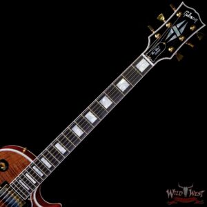 Gibson Custom Shop M2M Les Paul Custom 25.5’’ Natural Koa Top Pink Figured Maple Body & Neck Ebony Fingerboard VOS - Image 4