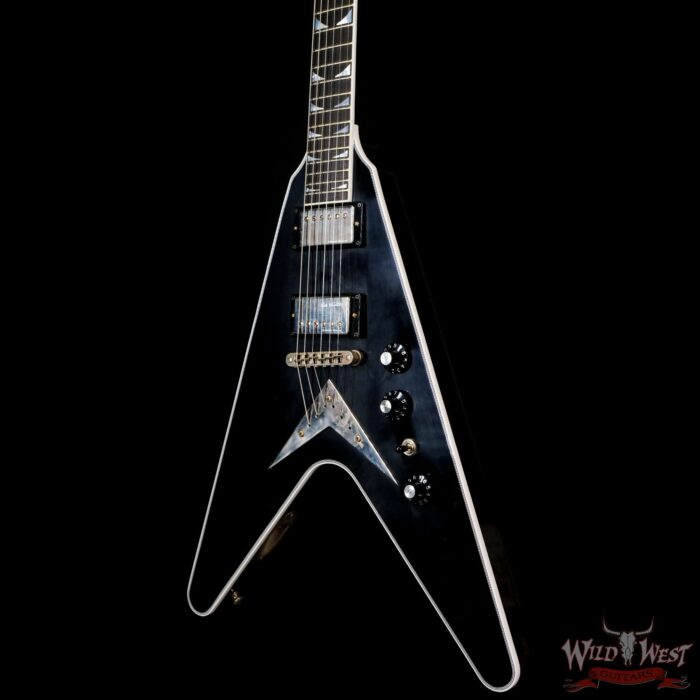 Gibson Custom Shop Limited Edition #46 Dave Mustaine Flying V EXP VOS Ebony - Image 2