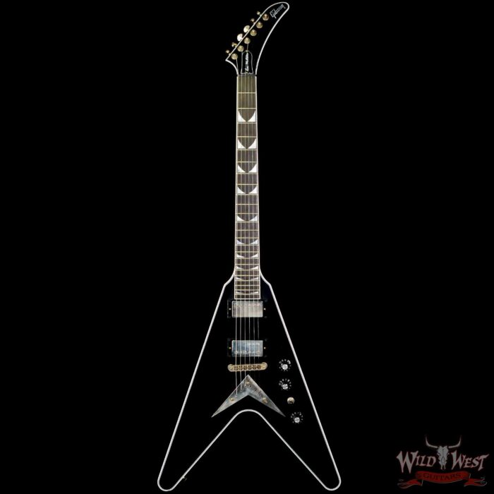 Gibson Custom Shop Limited Edition #46 Dave Mustaine Flying V EXP VOS Ebony - Image 3