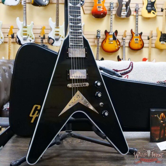 Gibson Custom Shop Limited Edition #46 Dave Mustaine Flying V EXP VOS Ebony - Image 7