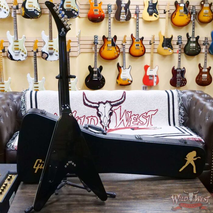 Gibson Custom Shop Limited Edition #46 Dave Mustaine Flying V EXP VOS Ebony - Image 8