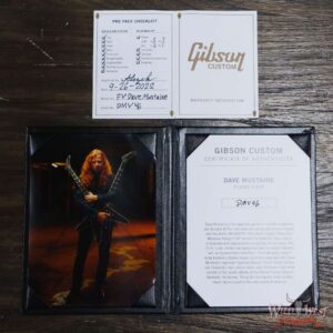 Gibson Custom Shop Limited Edition #46 Dave Mustaine Flying V EXP VOS Ebony - Image 11