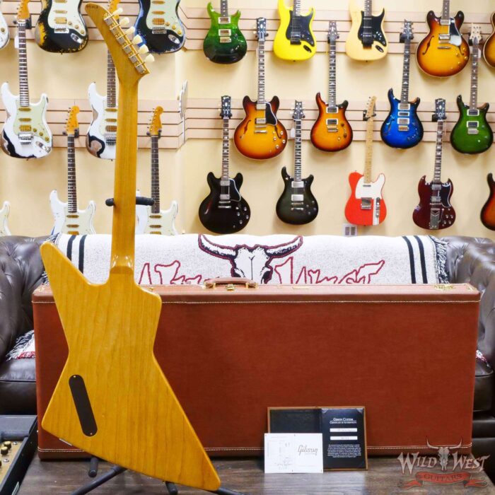 Gibson Custom Shop 1958 Korina Explorer Reissue (Black Pickguard) - Image 9