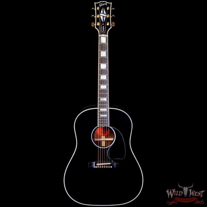 Gibson Custom Shop Modern Collection J-45 Custom Ebony 4.95 LBS - Image 3
