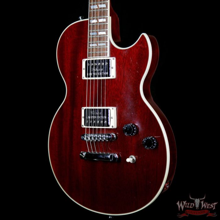 2004 Gibson Custom Shop L4-S Wine Cherry - Image 2