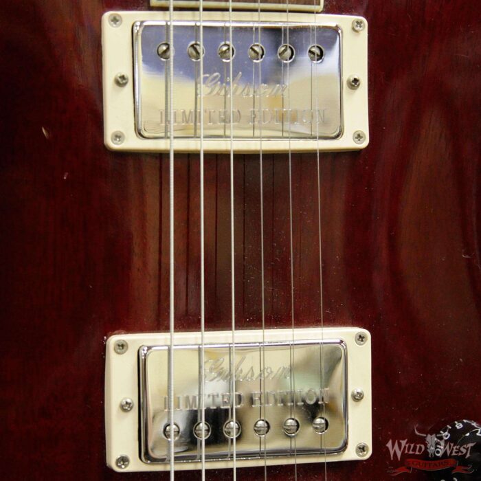 2004 Gibson Custom Shop L4-S Wine Cherry - Image 7