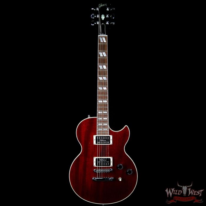 2004 Gibson Custom Shop L4-S Wine Cherry - Image 3