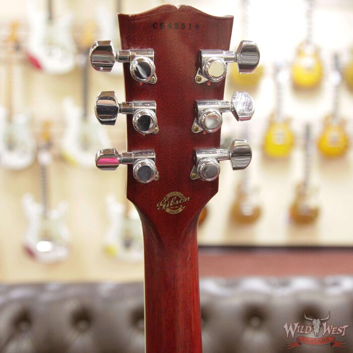 2004 Gibson Custom Shop L4-S Wine Cherry - Image 9