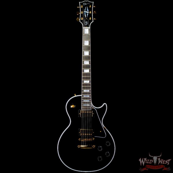 Gibson Custom Shop Les Paul Custom Ebony Fingerboard Gloss Ebony(Black) - Image 3