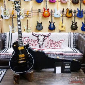 Gibson Custom Shop Les Paul Custom Ebony Fingerboard Gloss Ebony(Black) - Image 5