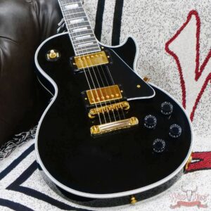 Gibson Custom Shop Les Paul Custom Ebony Fingerboard Gloss Ebony(Black) - Image 7