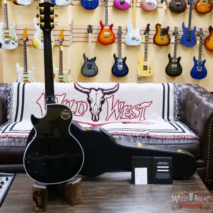 Gibson Custom Shop Les Paul Custom Ebony Fingerboard Gloss Ebony(Black) - Image 8