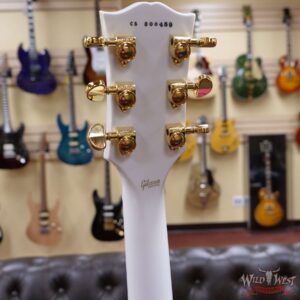 Gibson Custom Shop Les Paul Custom Ebony Fingerboard Gloss Alpine White - Image 9