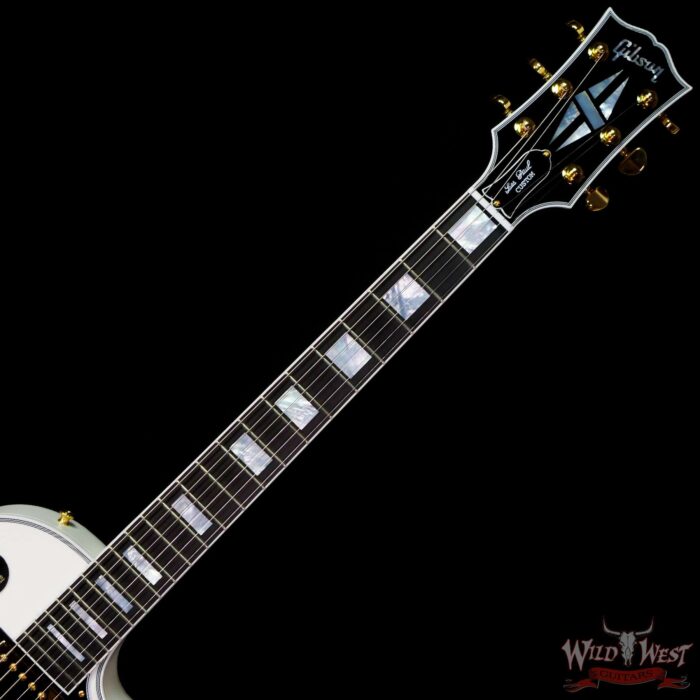 Gibson Custom Shop Les Paul Custom w/ Ebony Fingerboard Gloss Alpine White - Image 4