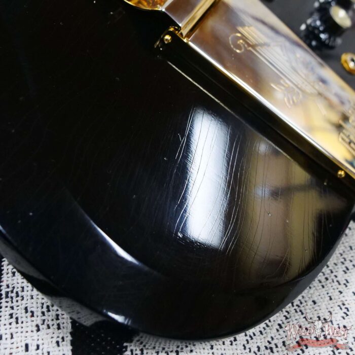 Gibson Custom Shop M2M Made 2 Measure 1963 Les Paul SG Custom With Maestro Vibrola Ultra Light Aged Ebony - Image 9