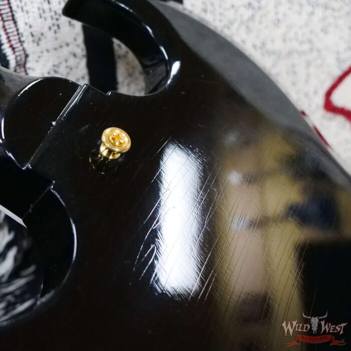 Gibson Custom Shop M2M Made 2 Measure 1963 Les Paul SG Custom With Maestro Vibrola Ultra Light Aged Ebony - Image 12