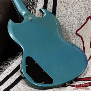 Gibson Custom Shop M2M 1964 SG Standard Reissue With Maestro Vibrola Gloss Antique Pelham Blue 7.10 LBS (Blem) - Image 12