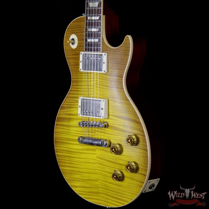 Gibson Custom Shop M2M Hand Selected Kill Top 60th Anniversary 1959 Les Paul Standard VOS Honey Lemon Fade 8.55 lbs - Image 2