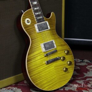 Gibson Custom Shop M2M Hand Selected Kill Top 60th Anniversary 1959 Les Paul Standard VOS Honey Lemon Fade 8.55 lbs - Image 9