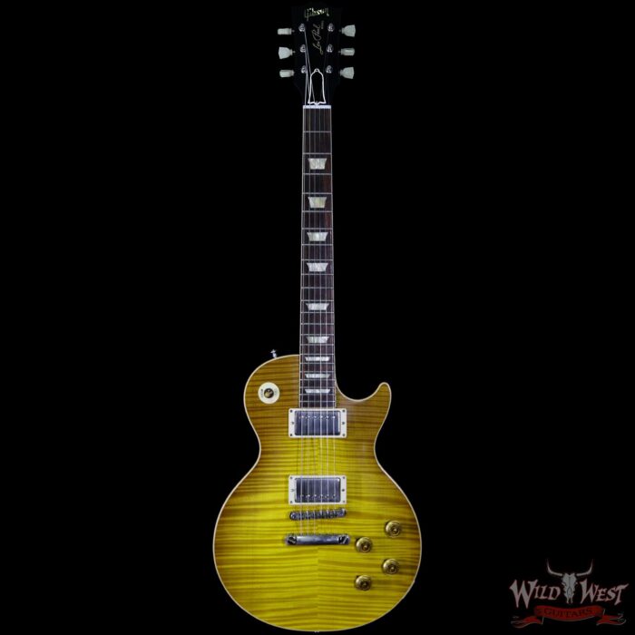 Gibson Custom Shop M2M Hand Selected Kill Top 60th Anniversary 1959 Les Paul Standard VOS Honey Lemon Fade 8.55 lbs - Image 3