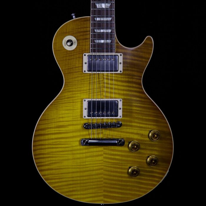 Gibson Custom Shop M2M Hand Selected Kill Top 60th Anniversary 1959 Les Paul Standard VOS Honey Lemon Fade 8.80 lbs - Image 3