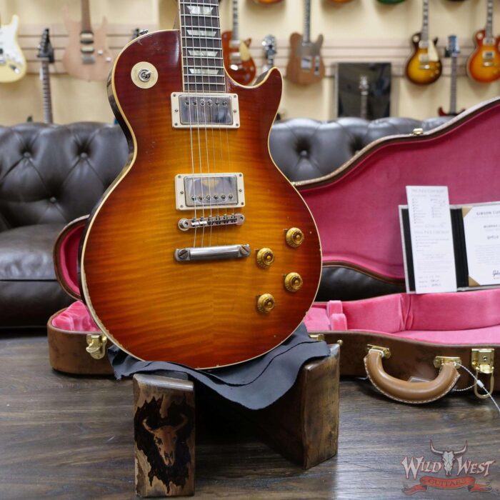 Gibson Custom Shop M2M Hand Selected Top 1958 Les Paul Murphy Lab Heavy Aging “First Standard” 7.85 lbs - Image 7
