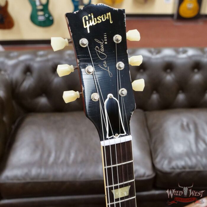 Gibson Custom Shop M2M Hand Selected Top 60th Anniversary 1959 Les Paul Murphy Lab Light Aged Southern Fade 8.20 lbs - Image 6