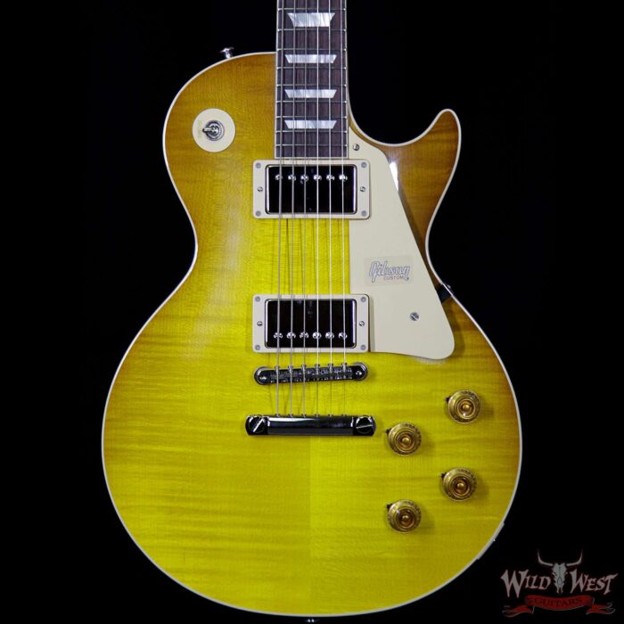 Gibson Custom Shop 2018 Standard Historic 1958 Les Paul Standard R8 Gloss Honey Lemon Fade 8.0Lbs - Image 3