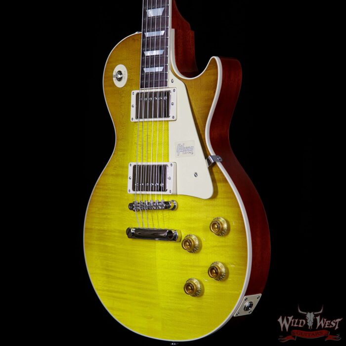 Gibson Custom Shop 2018 Standard Historic 1958 Les Paul Standard R8 Gloss Honey Lemon Fade 8.0Lbs - Image 2