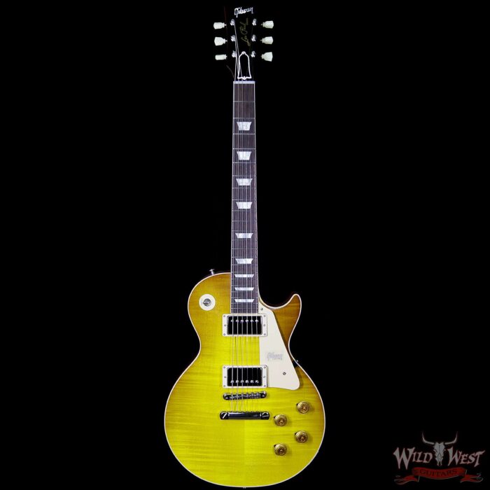 Gibson Custom Shop 2018 Standard Historic 1958 Les Paul Standard R8 Gloss Honey Lemon Fade 8.0Lbs - Image 4