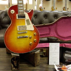 2016 Gibson Custom Shop Standard Historic Les Paul R8 1958 Gloss Flame Top Washed Cherry 8.85 Pounds - Image 14
