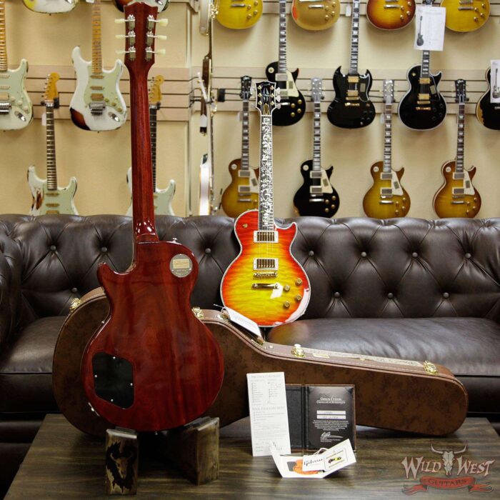 2016 Gibson Custom Shop Standard Historic Les Paul R8 1958 Gloss Flame Top Washed Cherry 8.85 Pounds - Image 15